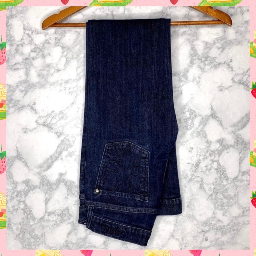 DPD 90s Wide Leg Dark Wash Jeans Women’s 26 Deluxe Premium Denim